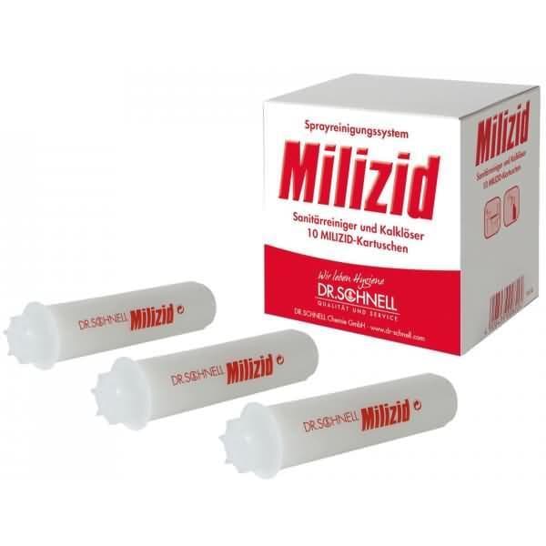 Milizid, Sanitärreiniger und Kalklöser, wirkt sekundenschnell auch