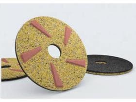 FloorZilla Hybrid Pad, 8" 205 mm, gelb Reinigungspad mit Hybrid-Beschichtung