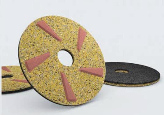 FloorZilla Hybrid Pad, 8" 205 mm, gelb Reinigungspad mit Hybrid-Beschichtung