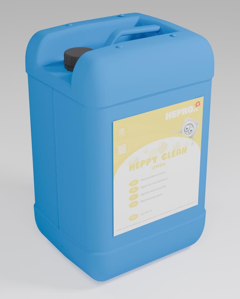 HEPPY CLEAN LEMON Neutralisationsmittel, sorgt für eine