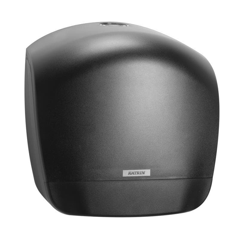 WC-Papier Spender Katrin Jumbo Gigant L, schwarz, Kunststoff
