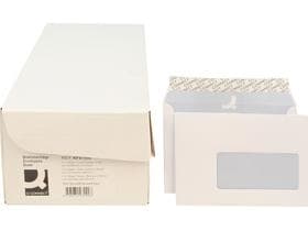 Q-CONNECT Briefumschläge C6, mit Haftklebeverschluss, Fenster rechts