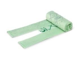 Sacchetti a tracolla per camicie "Bio" 20 my, verde, 230+150x450 mm