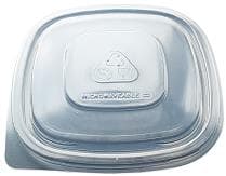 Flachdeckel aus PP transparent, passend zu Menüschale 1-teilig
