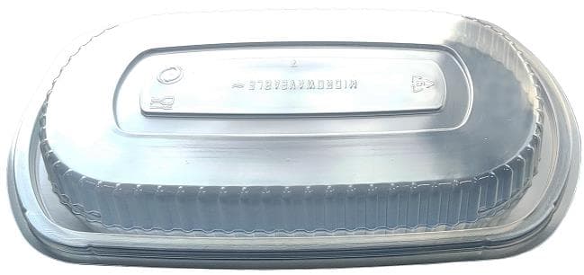 Domdeckel aus PP transparent, Höhe 21 mm, passend zu Menüschale