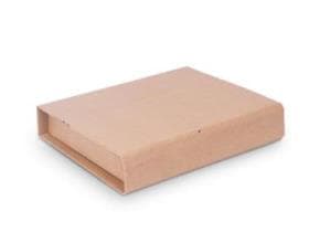 Universal- und Buch Versandkarton mit Klebeverschluss, braun, 350x320x80 mm