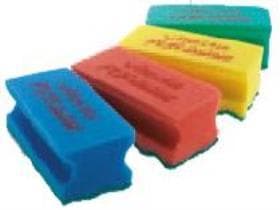 3M Scotch-Brite Reinigungsschwämme violett/blau, 70 x 130 mm, Vliesteil mit