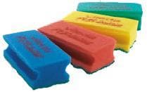 3M Scotch-Brite Reinigungsschwämme violett/blau, 70 x 130 mm, Vliesteil mit