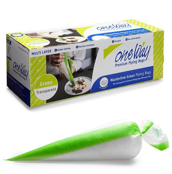 Dressiersäcke One-Way Masterline green, 59 x 28 cm, Grösse XL,