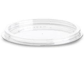 Coperchio in rPET trasparente, ø 85 mm, altezza 7 mm, adatto alla ciotola Fly.