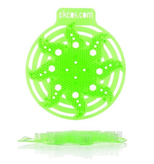 Ekcos Power Screen™, grün Apfelduft Pissoirmatte mit Anti-Spritzschutz,
