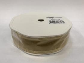 Organza Satin Rand-Bändel, Gold N 703, 25mm, 25lfm