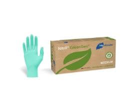 Nitrilhandschuhe Meditrade Nitril® GreenGen®, biologisch abbaubau, grün,