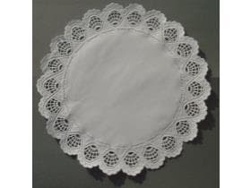 Tortenspitzen "Preference" ø 20 cm rund, weiss, fettdicht