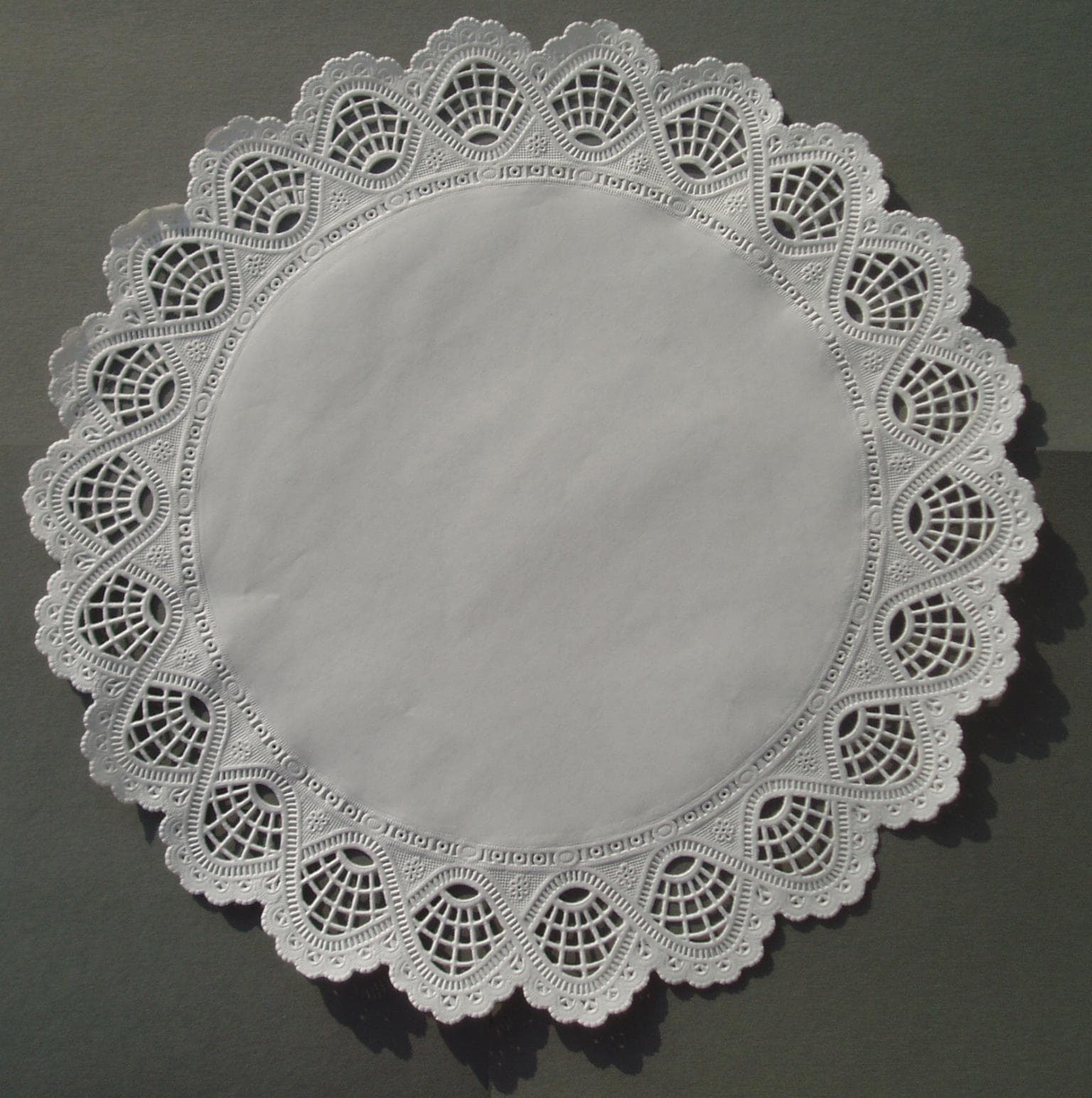 Tortenspitzen "Preference" ø 20 cm rund, weiss, fettdicht