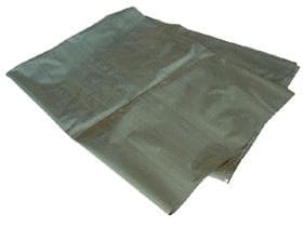 Sacs poubelles gris 120 litres, non imprimés 900 x 1200 x 0,075 mm, avec couture de fond