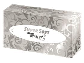 Mouchoirs cosmétiques blancs 2 plis 100 % cellulose, format feuille 21 x 20,5 cm