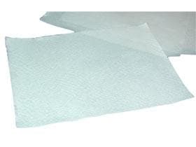 Napperons Kroko 50 gm2, 20 x 28 cm rettangolare, bianco, con bordo liscio