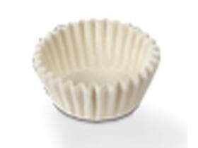 Capsule in pergamina base bianca -Ø 18 mm altezza 14 mm
