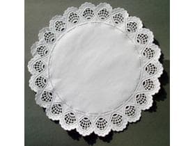 Tortenspitzen "Preference" ø 22 cm rund, weiss, fettdicht