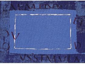 Tovaglietta americana 31 x 42 cm, blu, "Roma"