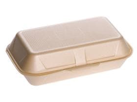 Menù/scatola per il pranzo 240 x 133 x 75 mm, beige