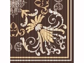 Serviettes Airlaid 60 g/m², 40 x 40 cm, pliées en 4, marron « Letizia »