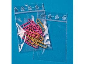Mini sachet ziplock 115 x 155 mm 0,05 mm, transparent, sans zone d'étiquetage