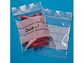 Mini sachet ziplock 220 x 310 mm 0,05 mm, transparent, sans zone d'étiquetage
