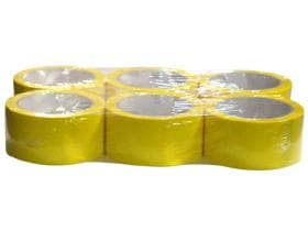 Nastri adesivi PP-853 giallo, adesivo acrilico 50 mm x 66 m, scatola da 6,5 kg
