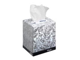 Mouchoirs Kleenex blancs 2 épaisseurs, 100 % cellulose, 20 x 20,5 cm