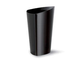 Tazza Bijoux Scudo, in plastica (PS) nera, 70 ml, ø 48 mm altezza 77 mm,