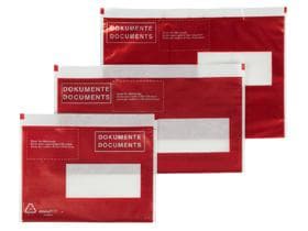 Dokufix C6/5, 245 x 120 + 15 mm, (interno 230 x 120 mm), con finestra a destra,