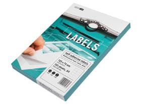 euro LABELS Etichette multifunzionali 210 x 297 mm, 1 pezzo per foglio A4