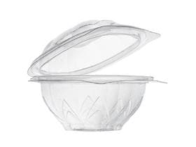 Salatschale "SEKIPACK" 750 ml rund aus Kunststoff PET, transparent, mit