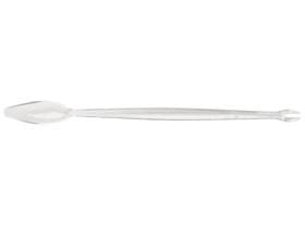 Cucchiaio/Bastoncino Fritz, in plastica (PS) trasparente, lunghezza 190 mm