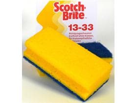 Éponges de nettoyage 3M Scotch-Brite 13 jaune/bleu, 80 x 154 mm, polyvalentes