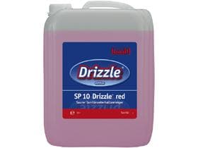 Drizzle rosso, detergente sanitario acido per la pulizia di routine, pronto all'uso.