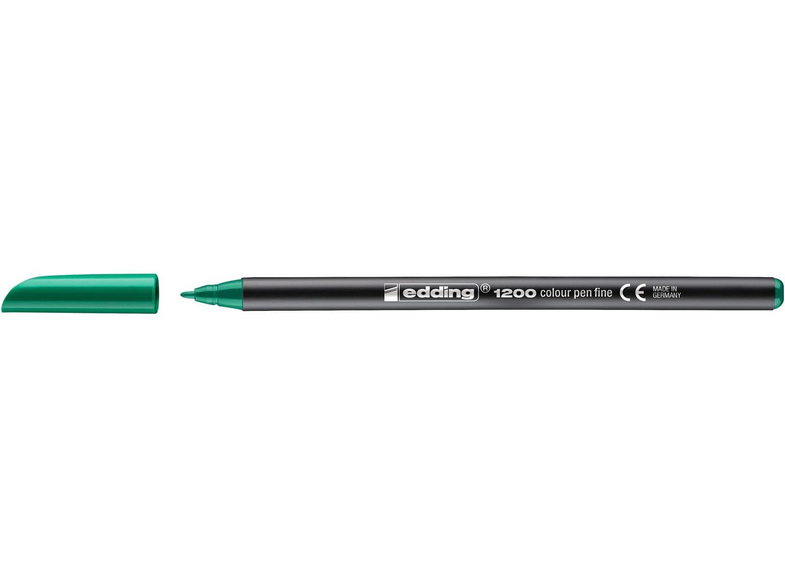 Feutre fibre edding 1200 vert pointe ronde 1 mm