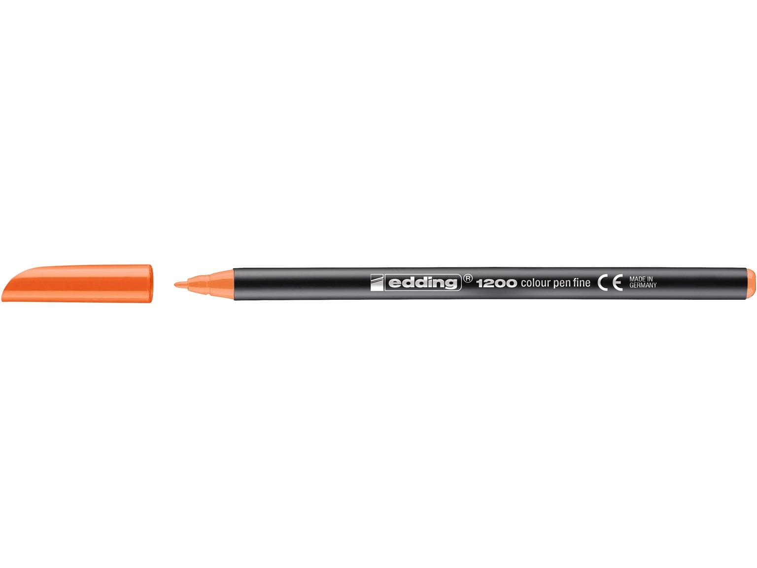 Feutre fibre edding 1200 orange pointe ronde 1 mm