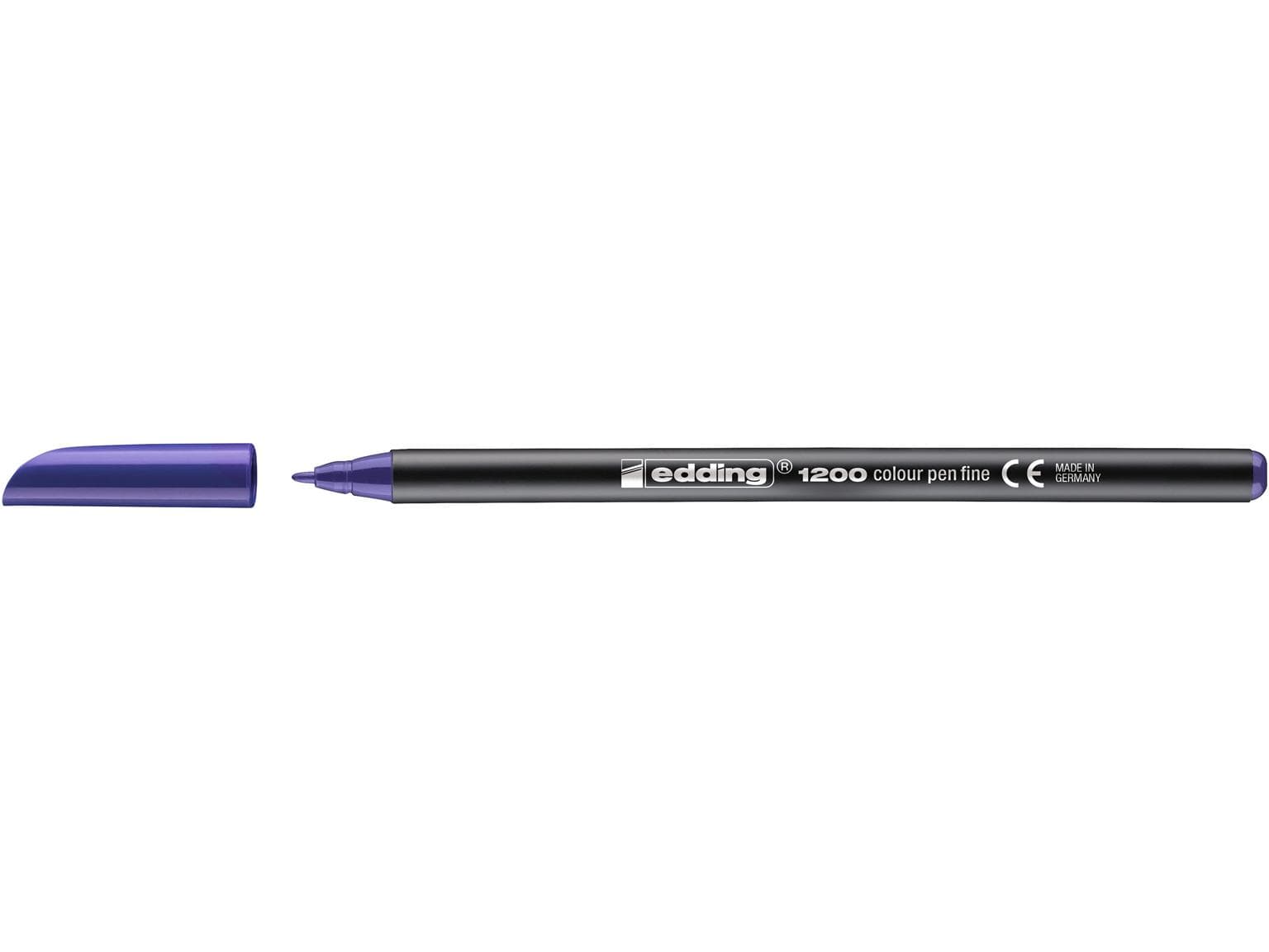 Feutre fibre edding 1200 violet pointe ronde 1 mm