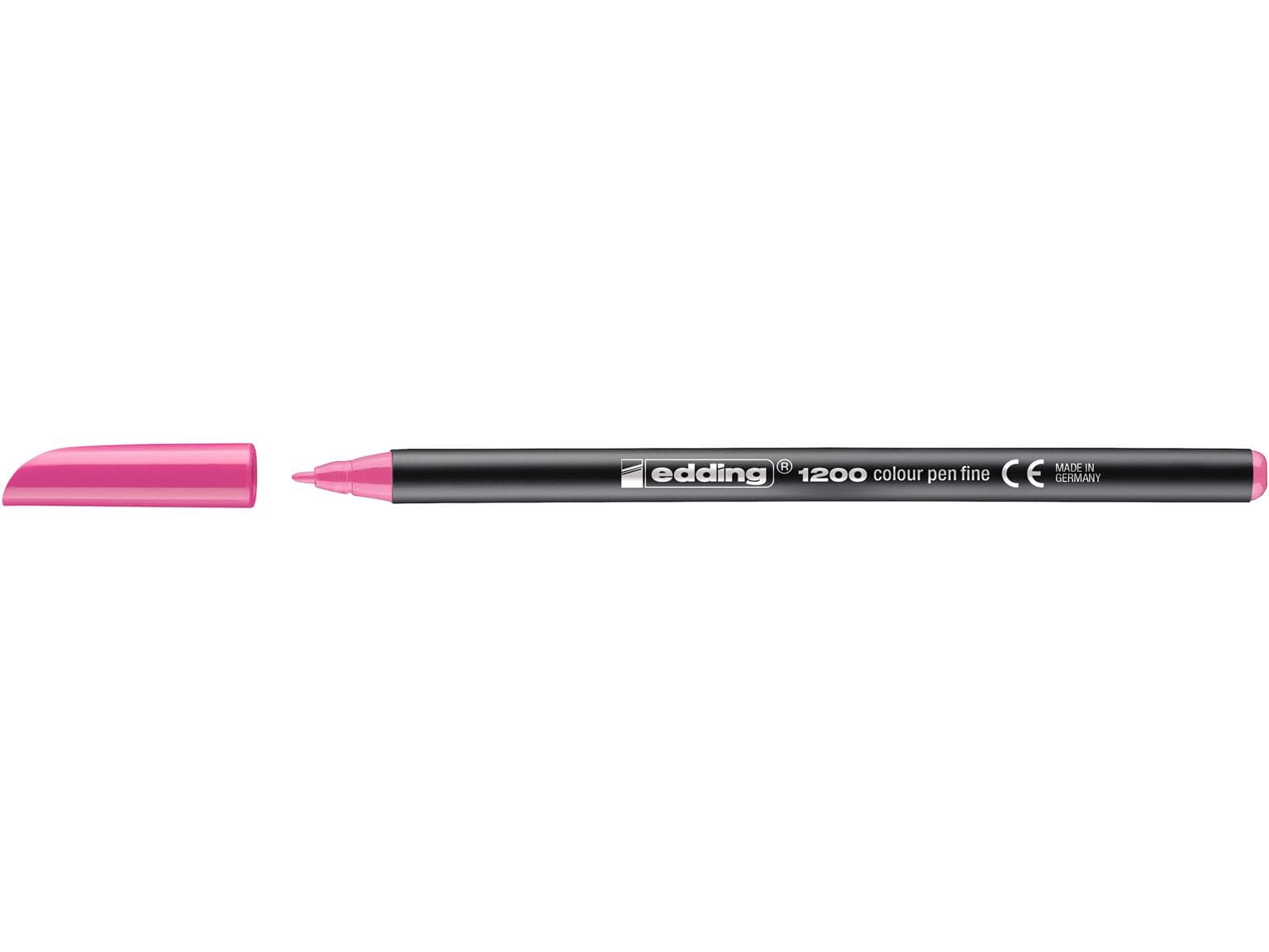 Feutre fibre edding 1200 rose pointe ronde 1 mm