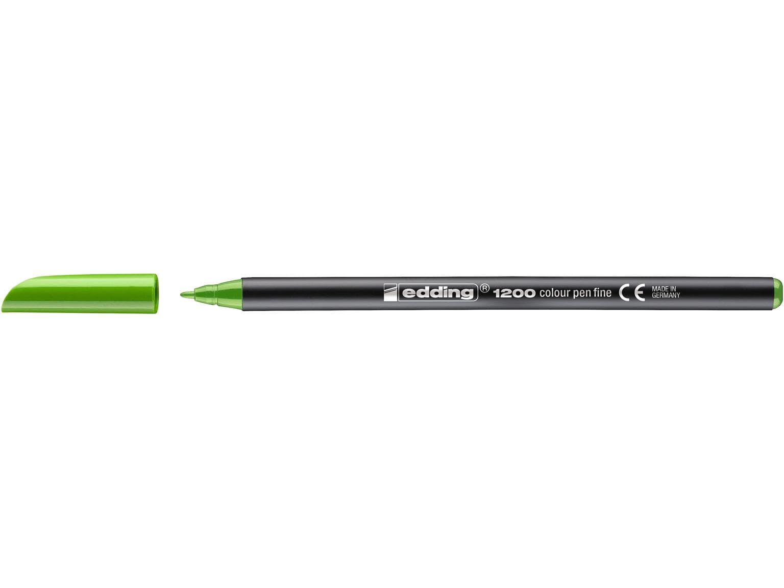 Feutre fibre edding 1200 vert clair pointe ronde 1 mm