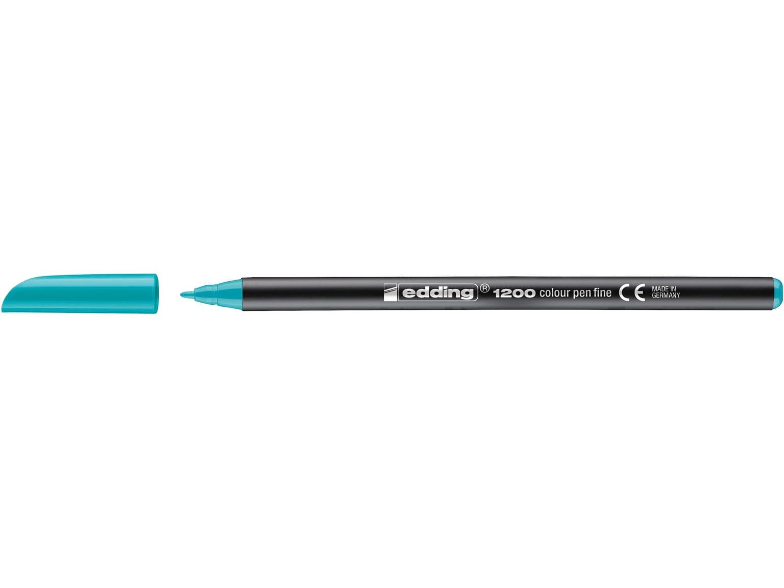 Feutre fibre edding 1200 turquoise pointe ronde 1 mm
