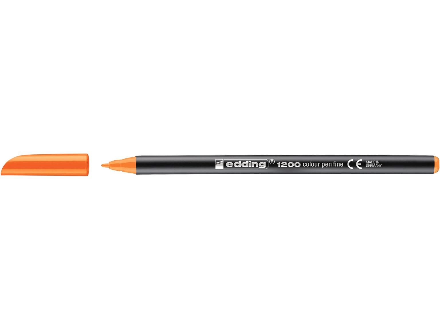 Feutre à pointe fine Edding 1200 orange fluo pointe ronde 1 mm