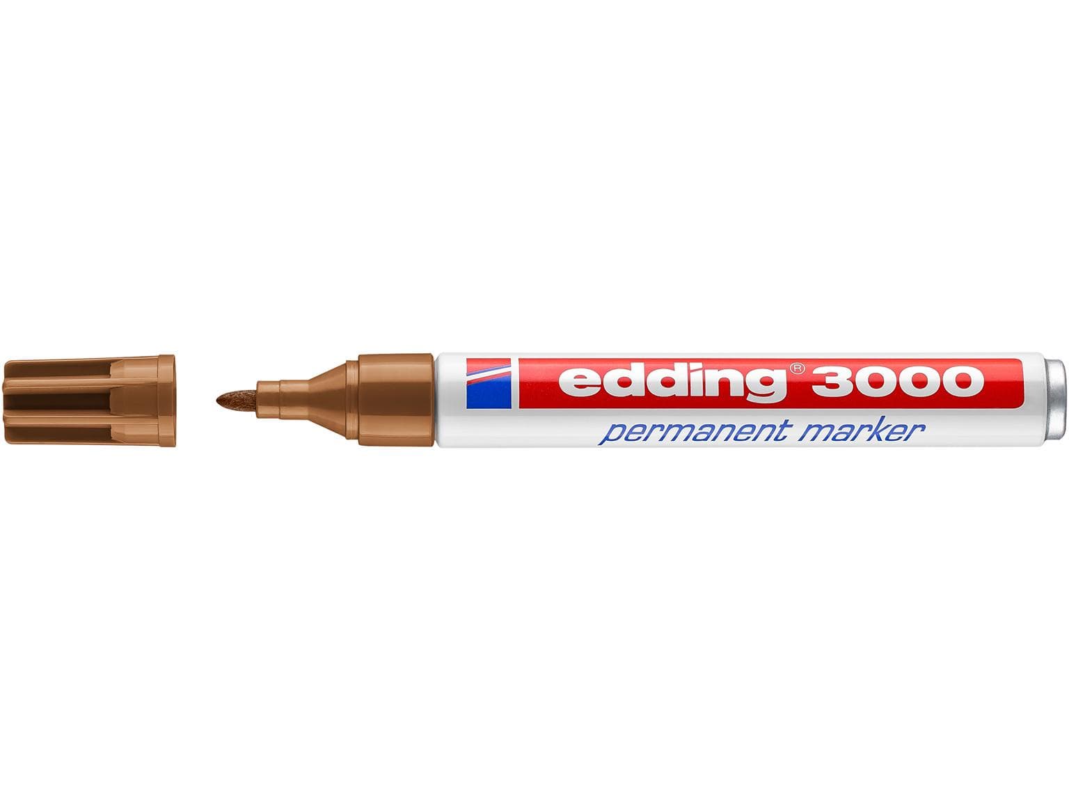 Marqueur permanent Edding 3000 ocre pointe ronde 1,5-3 mm