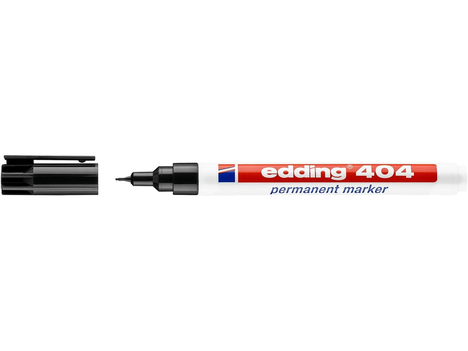 Marqueur permanent Edding 404 noir pointe ronde 0,75 mm, écriture fine