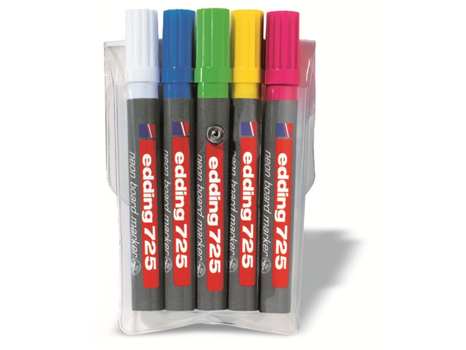 Edding Boardmarker 725 Neon E-5 pointe biseautée 2-5 mm, marqueur pour tableau néon
