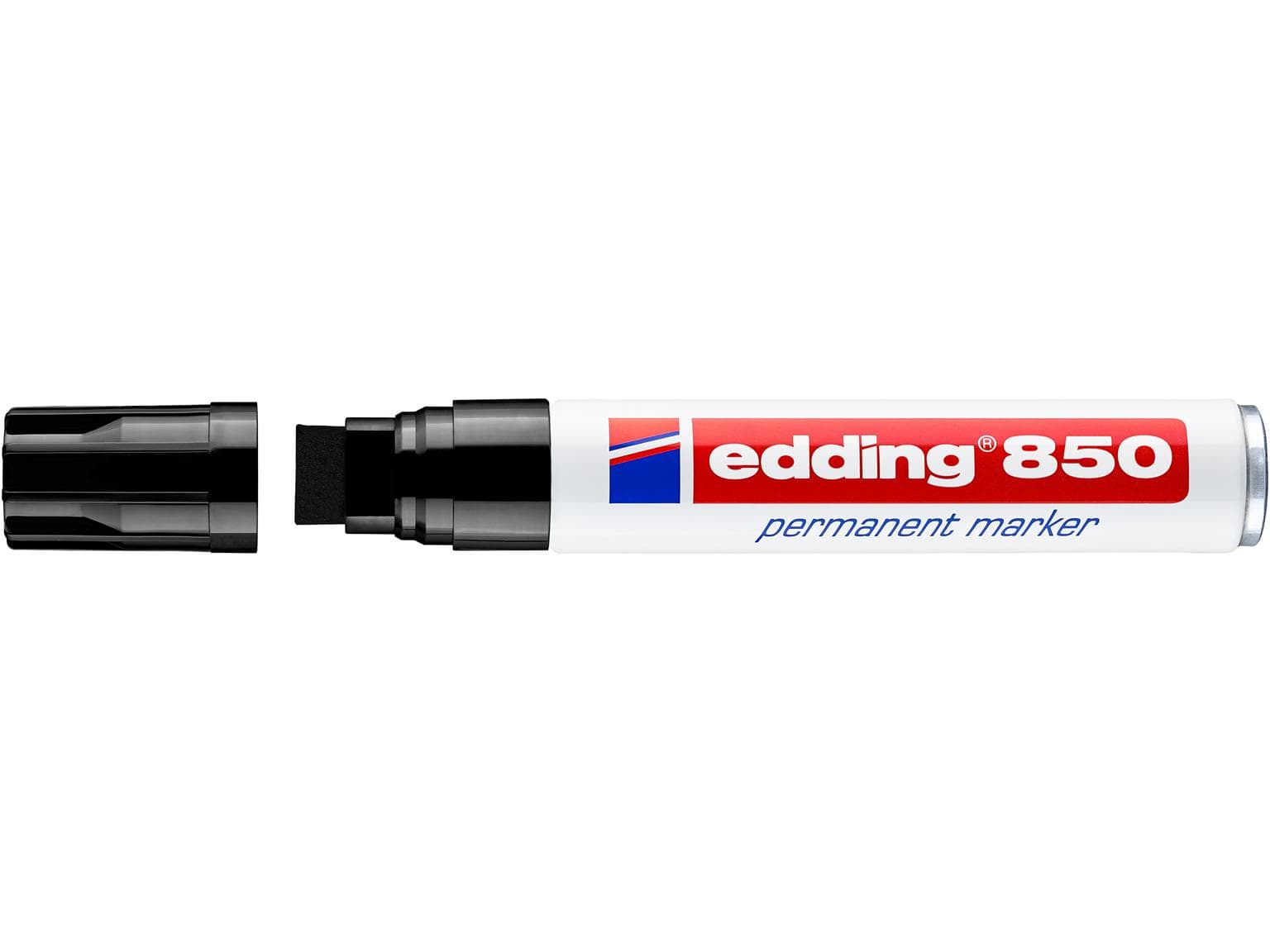 edding Permanentmarker 850 schwarz Keilspitze 5-15mm, großflächig markieren