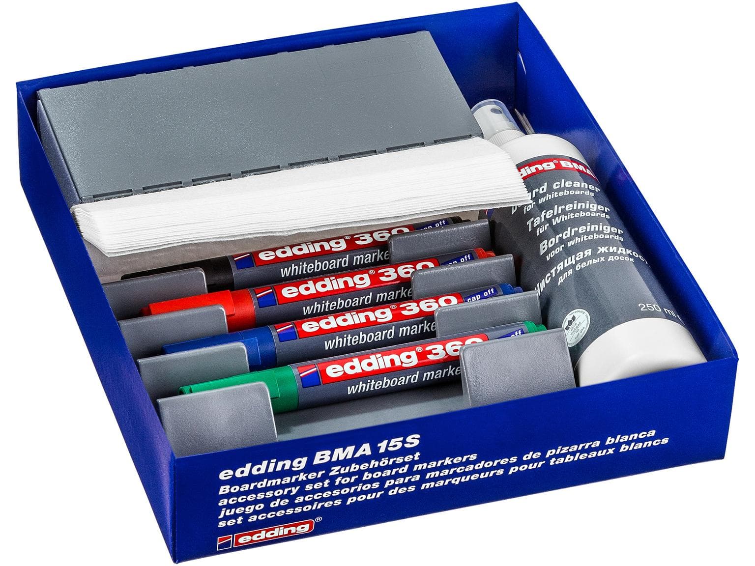 Kit d'accessoires pour marqueurs pour tableau Edding BMA 15S